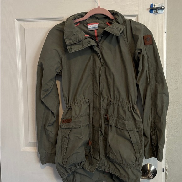 Columbia Women's Olive Military Jacket - Picture 2 of 4